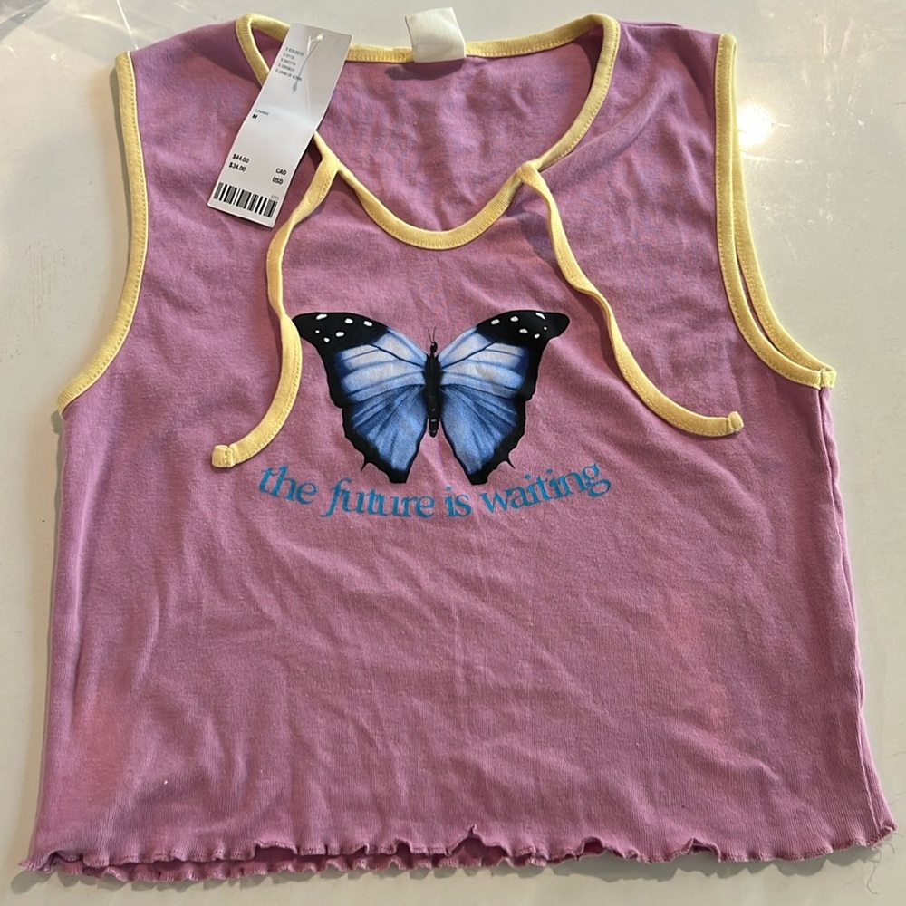 Urban outfitters butterfly top